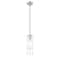 Z-Lite Alton Pendant, 1-Light, 4.75 In.W x 14.25 In.H, Brushed Nickel/Clear+Frosted 824P-BN - alternate 7